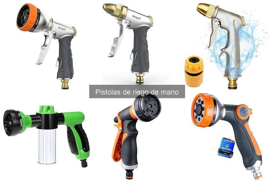 Mejores pistolas de riego de mano para ahorrar agua