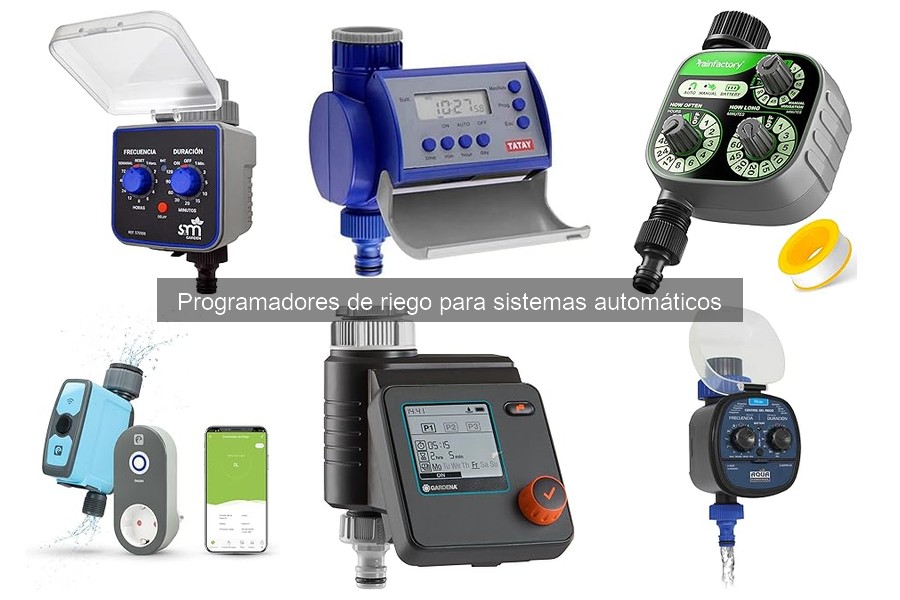 Mejores programadores de riego para jardines pequeños