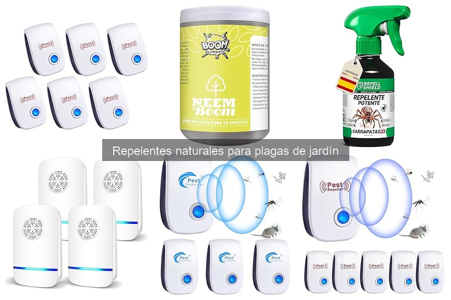 Mejores repelentes naturales para pulgones en el jardín