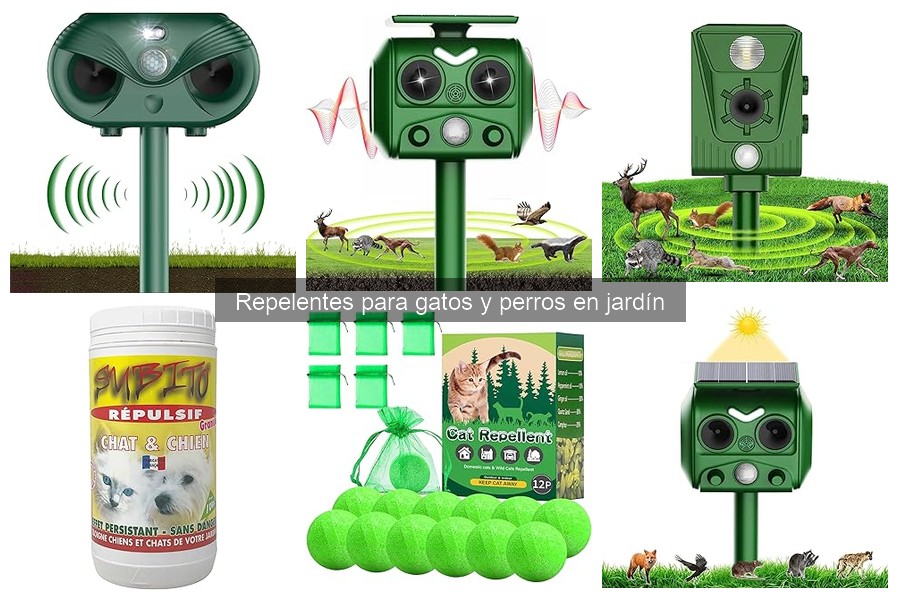 Mejores repelentes para gatos y perros en el jardín