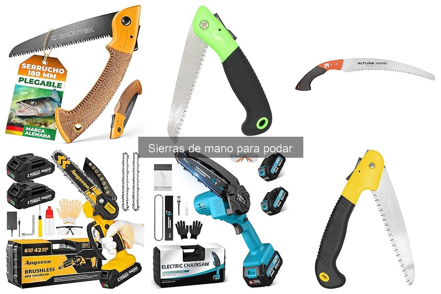 Mejores sierras de mano para podar en 2023: Comparativa