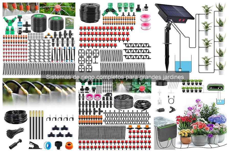 Mejores sistemas de riego automáticos para grandes jardines 2023