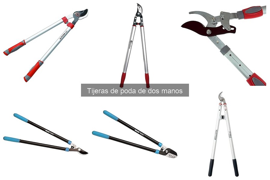 Mejores tijeras de poda de dos manos para principiantes