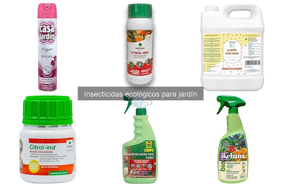 Mitos y realidades sobre insecticidas ecológicos en el jardín