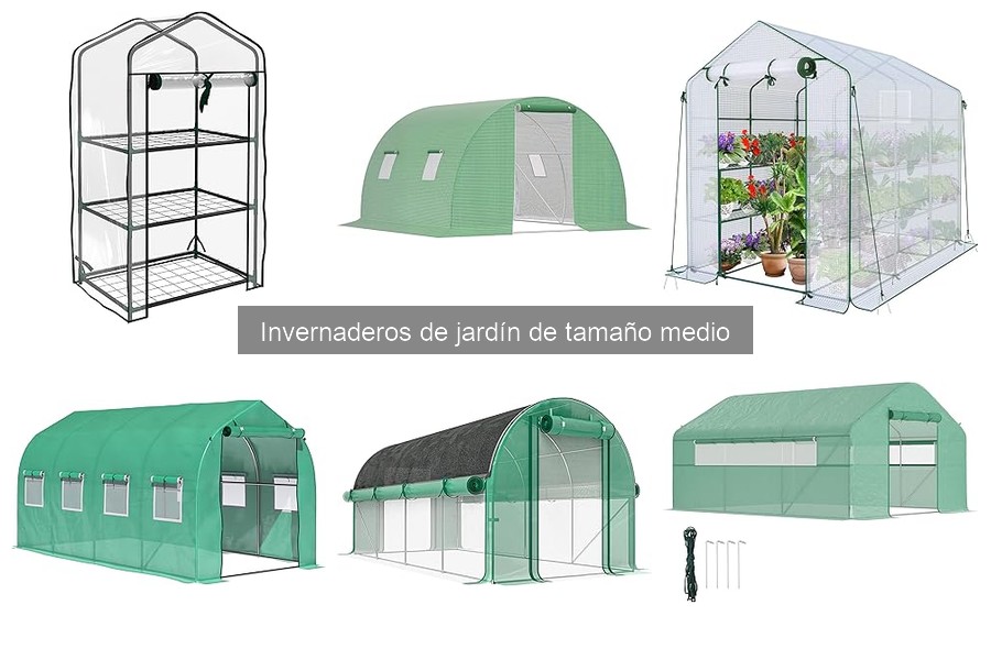 Ofertas en invernaderos de jardín de tamaño medio