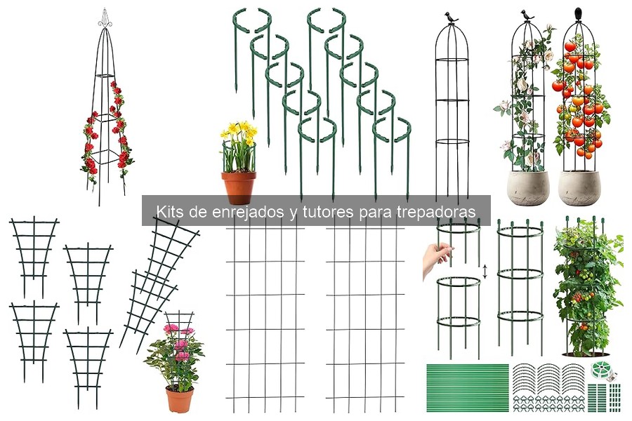 Opiniones sobre kits de enrejados y tutores para trepadoras