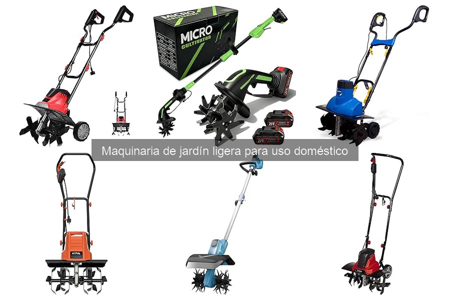 Opiniones sobre maquinaria de jardín ligera para tu huerto