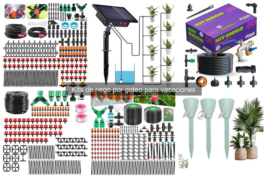 ** Plantas ideales para Kits de Riego por Goteo en Vacaciones