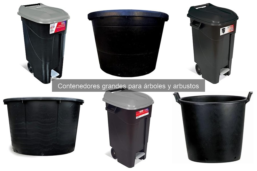 Precio promedio de contenedores grandes para árboles y arbustos