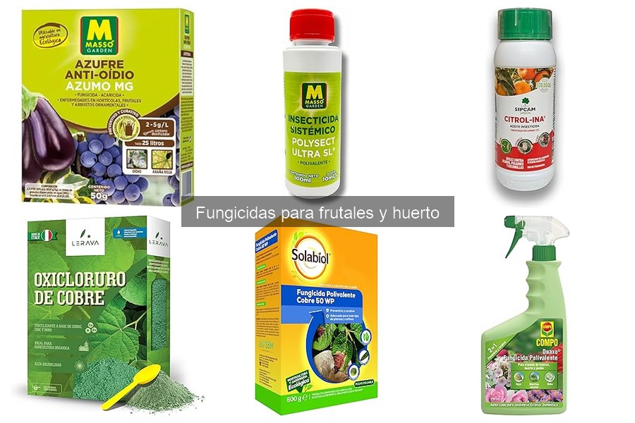 Precios y dónde comprar fungicidas para frutales