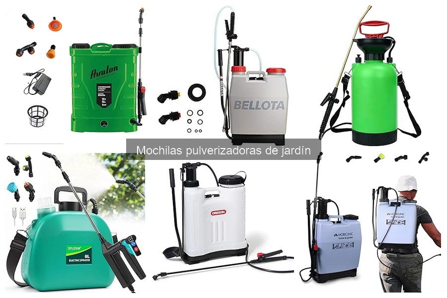 Principales marcas de mochilas pulverizadoras para jardinería