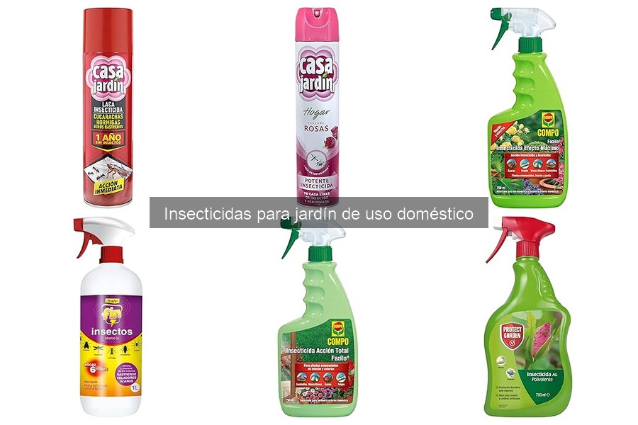 Problemas comunes al usar insecticidas en el jardín