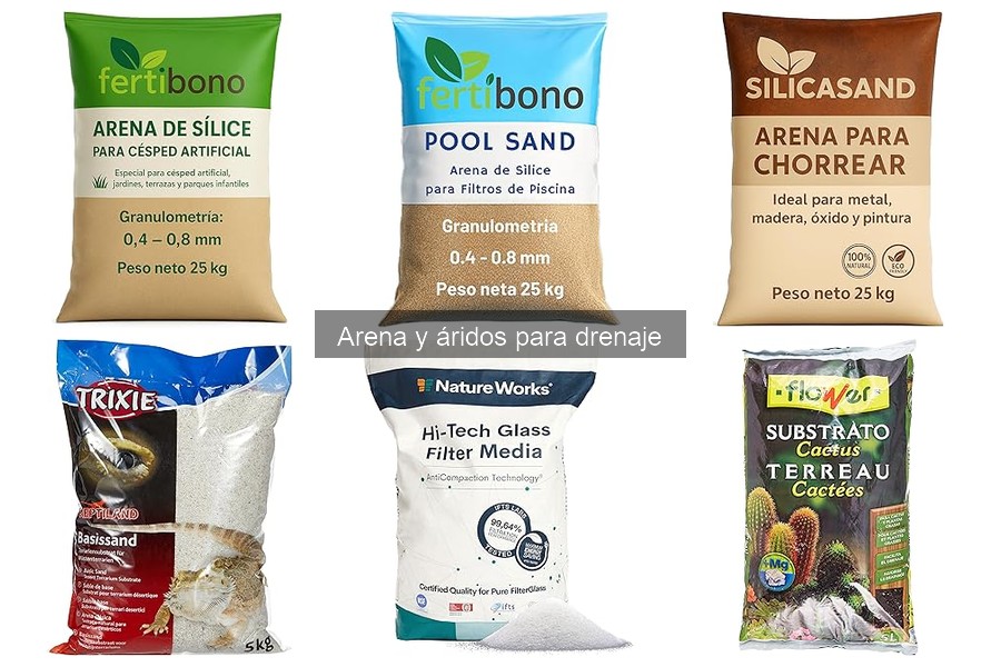 ¿Qué es la arena para drenaje y sus usos en jardinería?