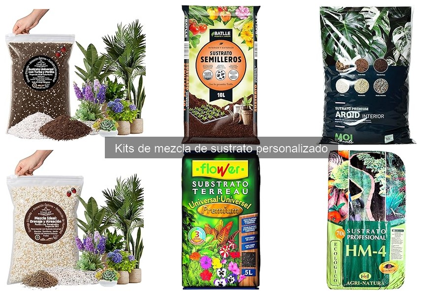 ¿Qué es un kit de mezcla de sustrato personalizado?