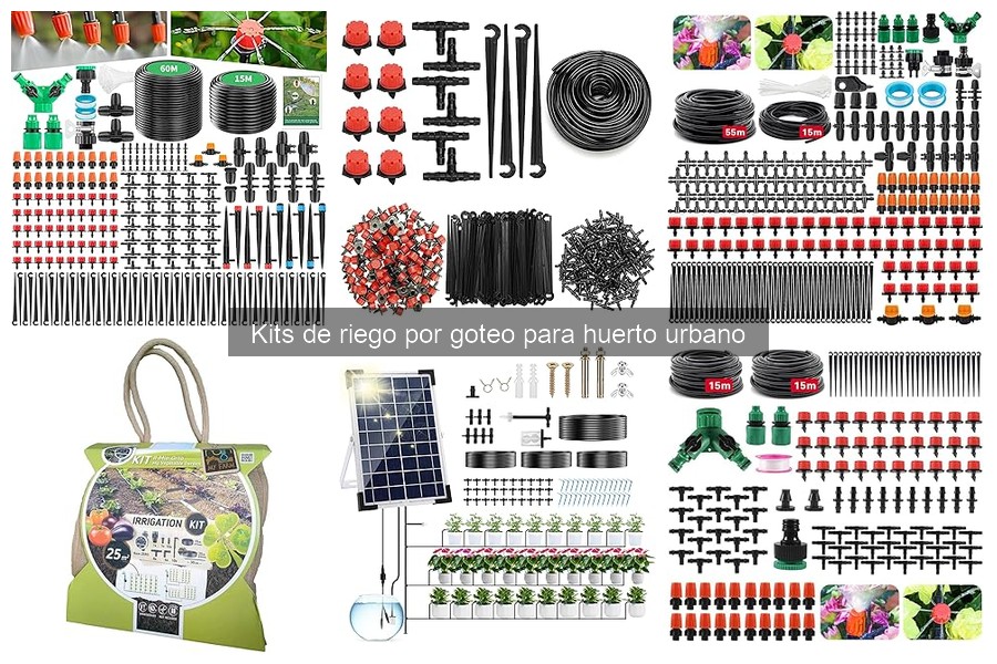 ¿Qué es un kit de riego por goteo para huerto urbano?