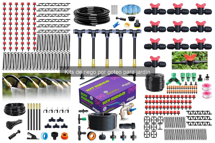 ¿Qué es un kit de riego por goteo y sus componentes?