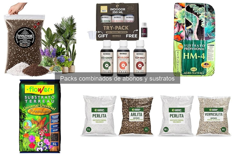 ¿Qué es un pack combinado de abonos y sustratos?