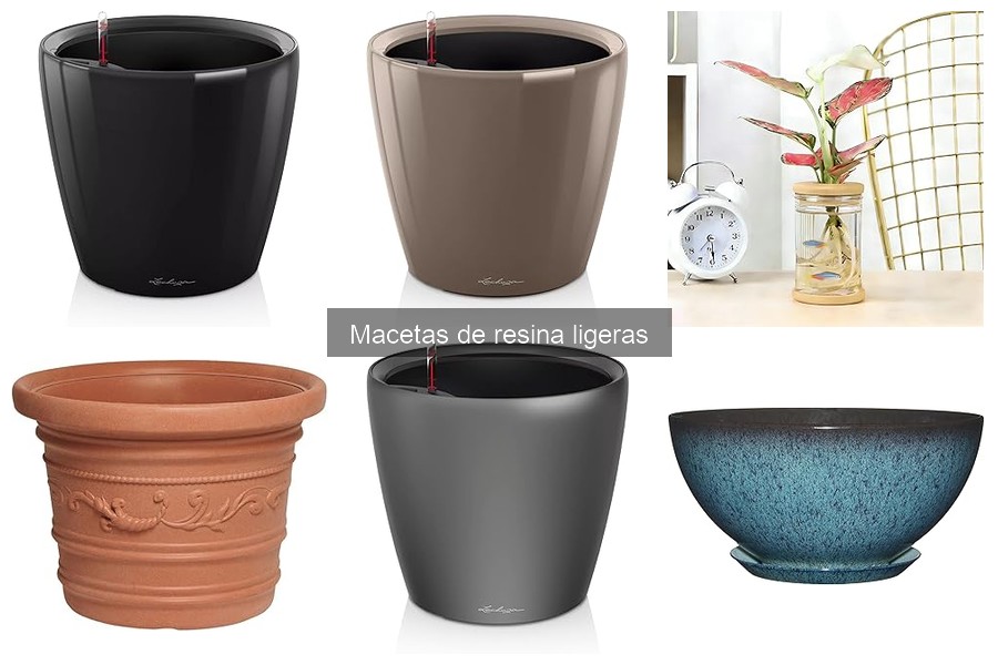 ¿Qué son las macetas de resina ligeras? Características y Beneficios