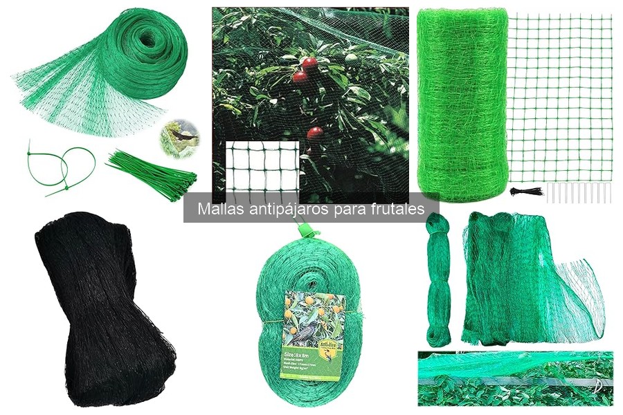 ¿Qué son las mallas antipájaros para frutales?