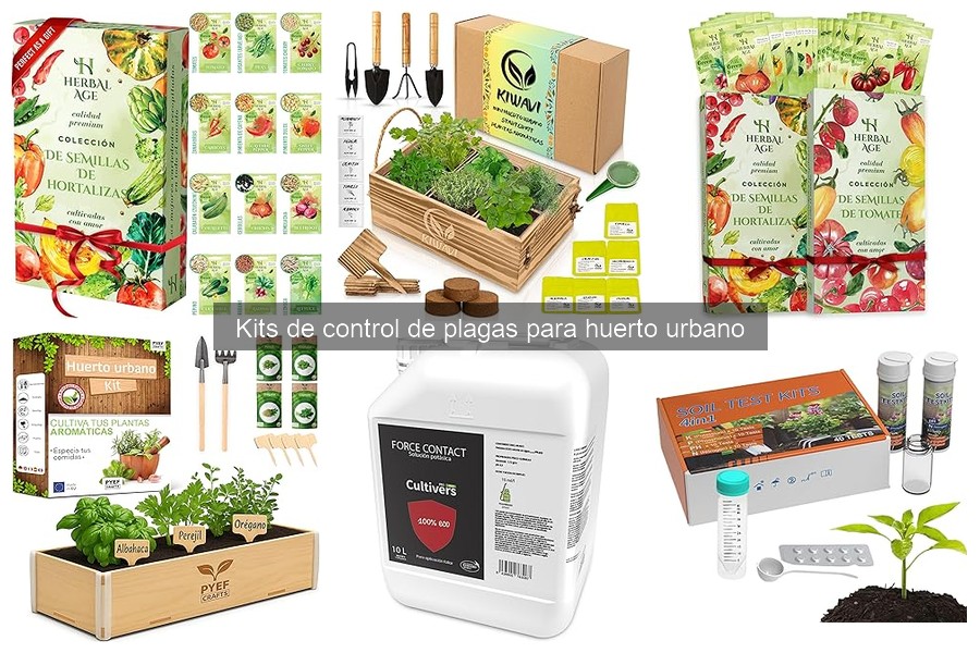 Qué son los kits de control de plagas para huerto urbano