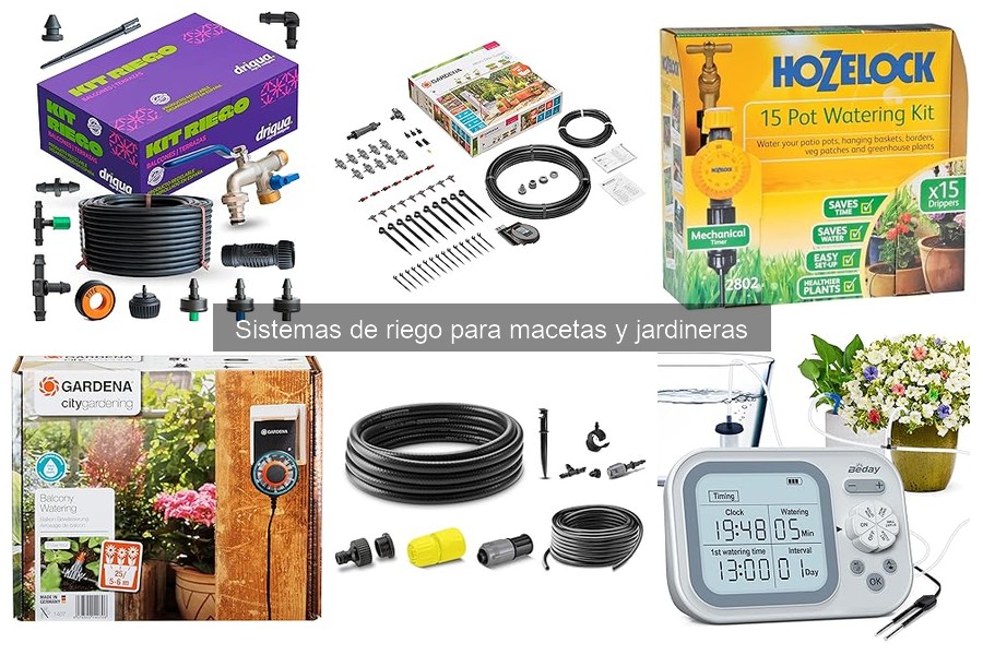 Requisitos de agua para sistemas de riego de macetas