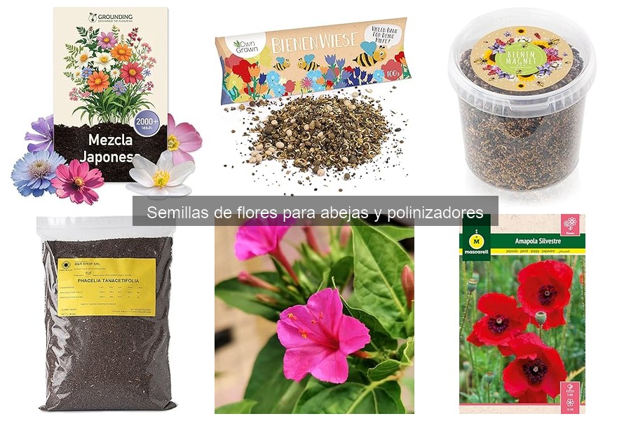 Semillas de flores autosuficientes para polinizadores