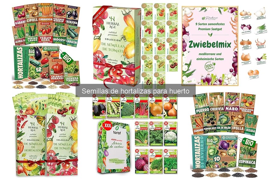 Semillas de hortalizas: Cultiva en espacios reducidos