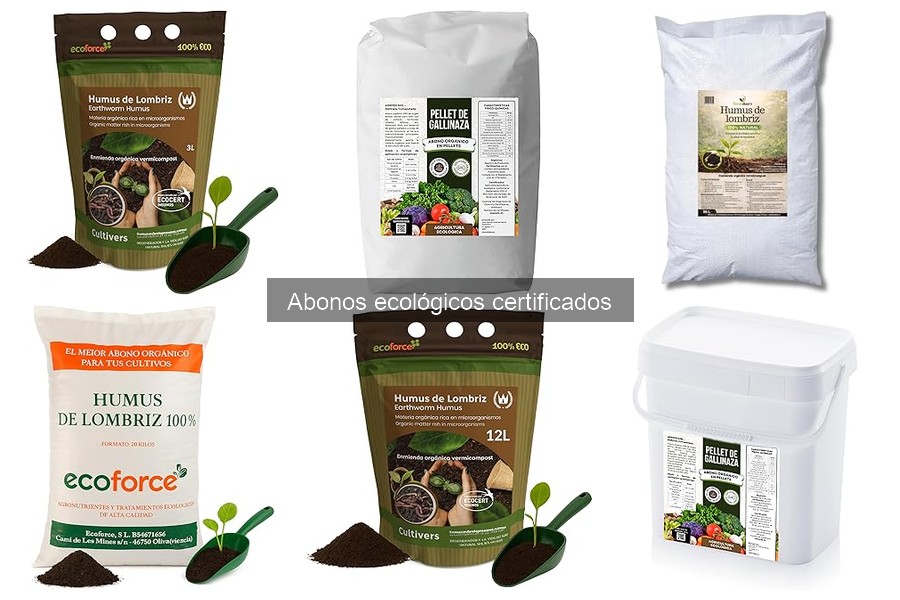 Tipos de Abonos Ecológicos Certificados para tu Jardín