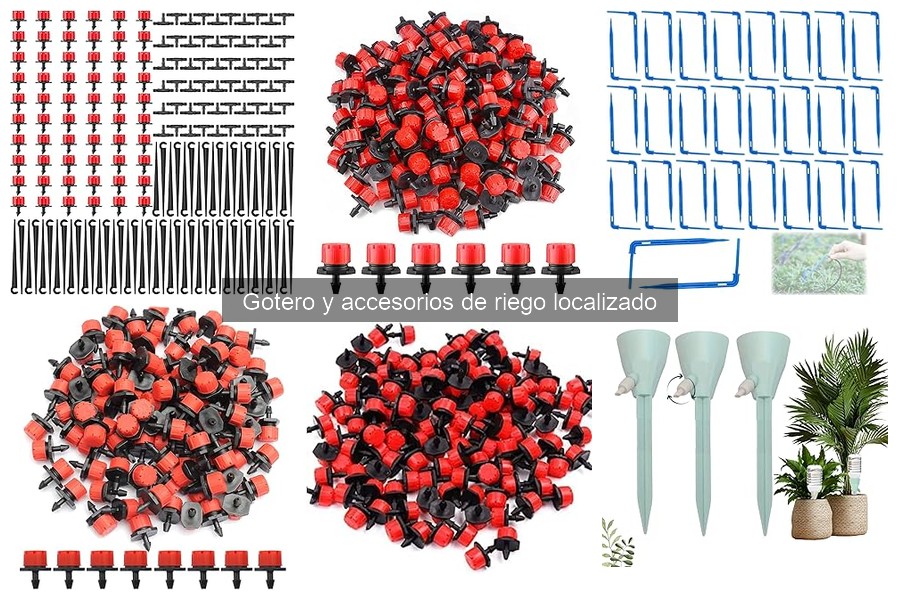 Tipos de goteros y características para riego eficiente
