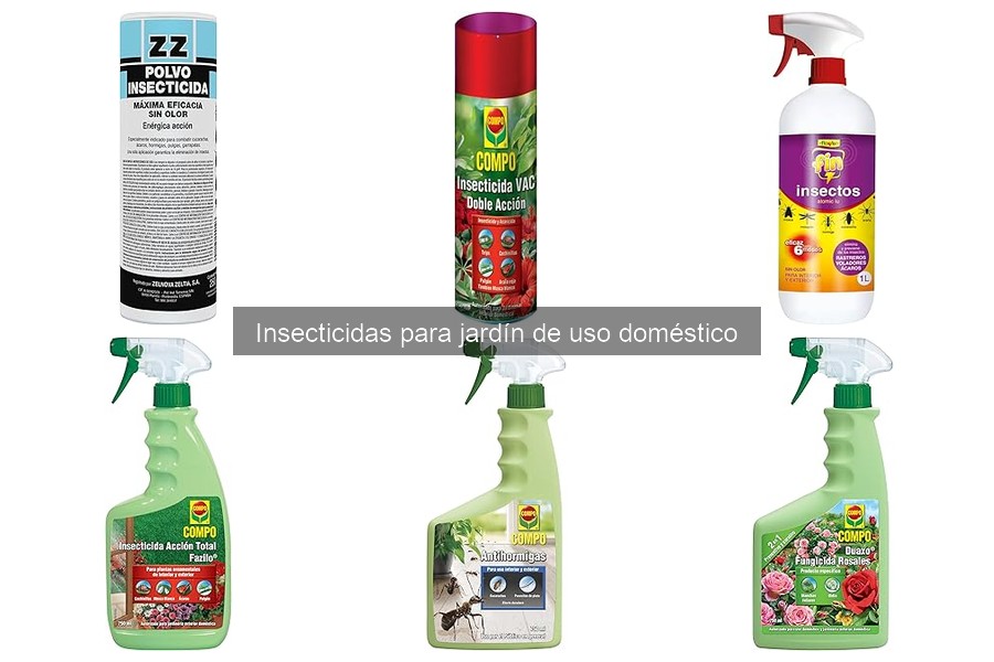 Tipos de insecticidas para jardín: orgánicos y químicos