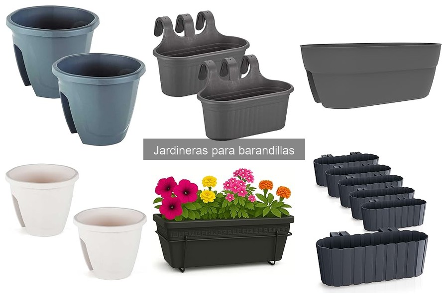 Tipos de jardineras para barandillas: opciones y estilos