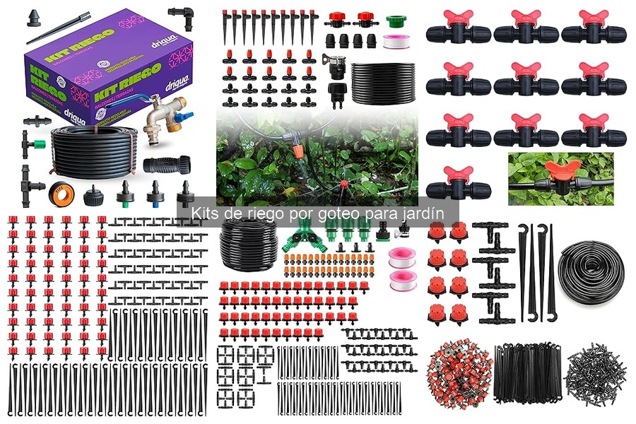 Tipos de kits de riego por goteo para tu jardín