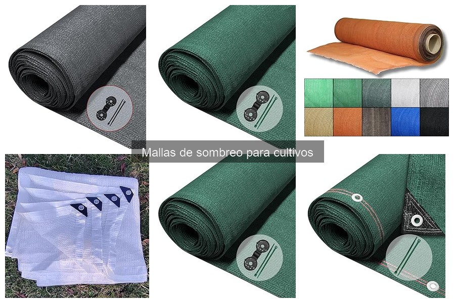 Tipos de mallas de sombreo para cultivos: opciones y características