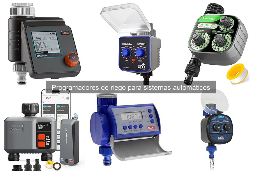 ** Tipos de Programadores de Riego: Analógicos vs Digitales