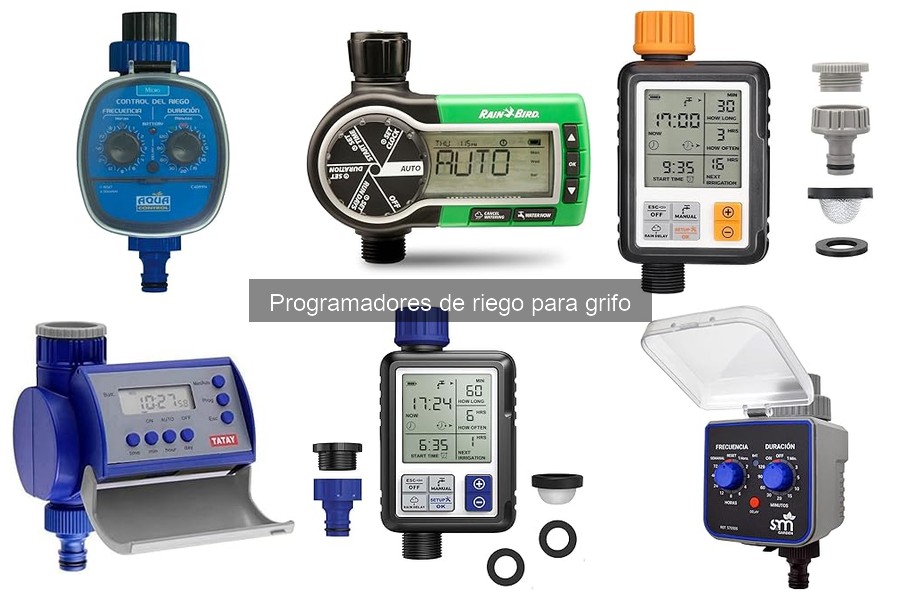 Tipos de programadores de riego para grifo: características