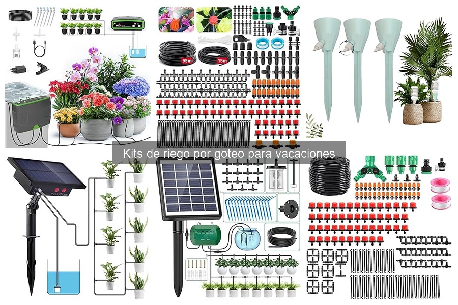 Todo sobre kits de riego por goteo para vacaciones