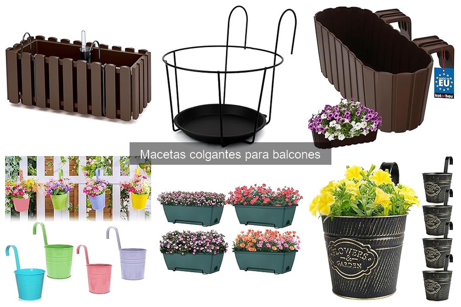 Ventajas de las macetas colgantes en balcones - Mejora tu hogar