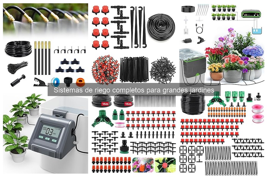 Ventajas de un sistema de riego para grandes jardines