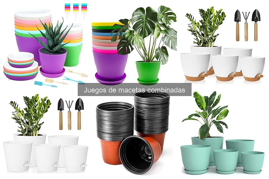 Ventajas de usar juegos de macetas combinadas en el jardín