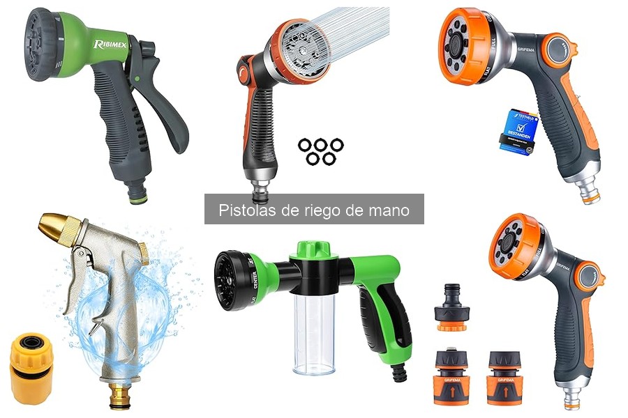 Ventajas de usar pistolas de riego de mano en el jardín