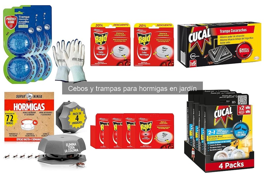 Ventajas y desventajas de cebos y trampas para hormigas