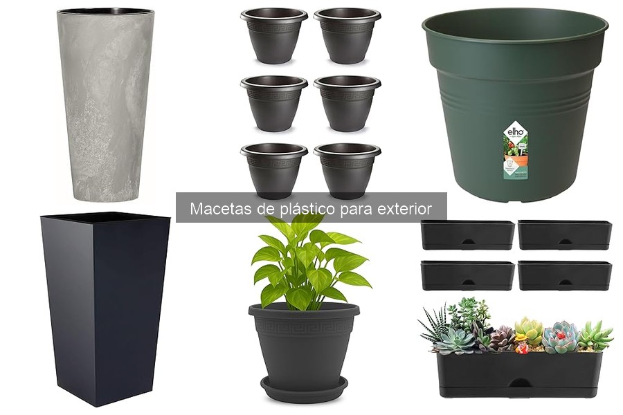 Ventajas y desventajas de las macetas de plástico para exterior