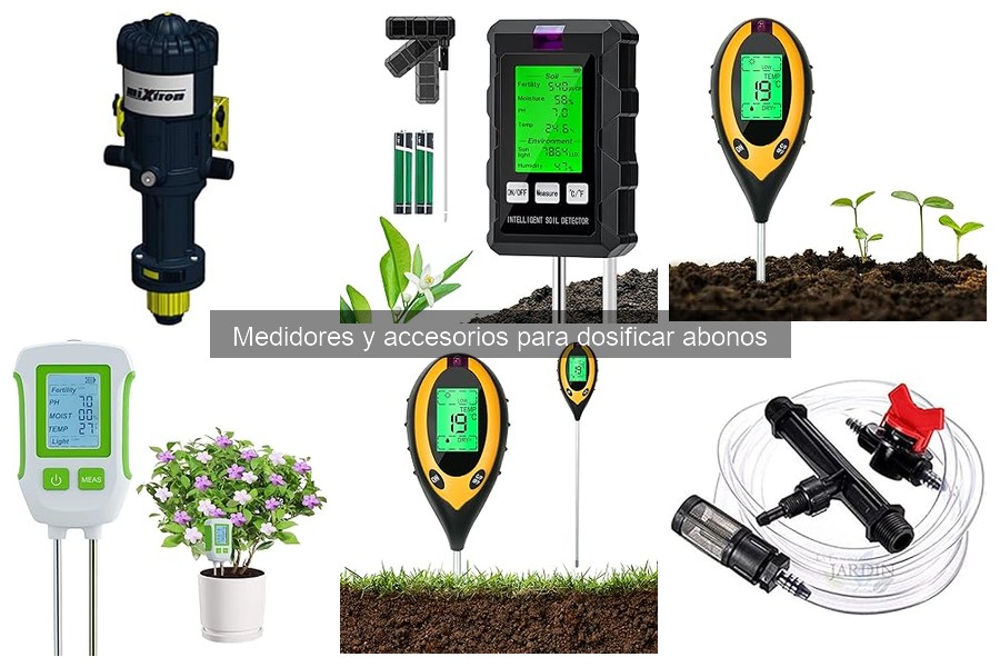 Ventajas y desventajas de los medidores de abono en jardinería