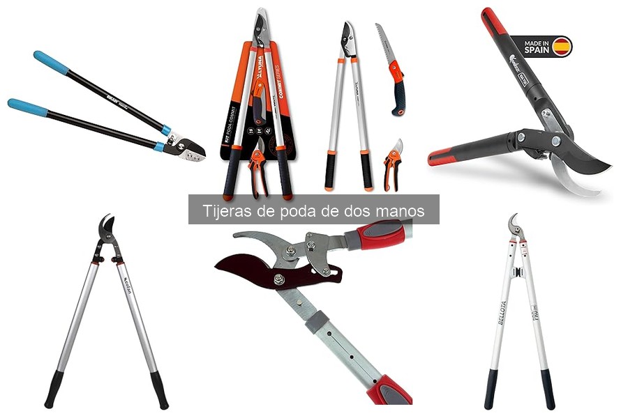 Ventajas y desventajas de tijeras de poda de dos manos