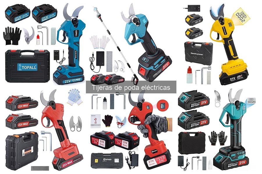 Ventajas y desventajas de tijeras de poda eléctricas