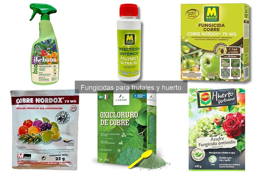 Ventajas y desventajas del uso de fungicidas en frutales